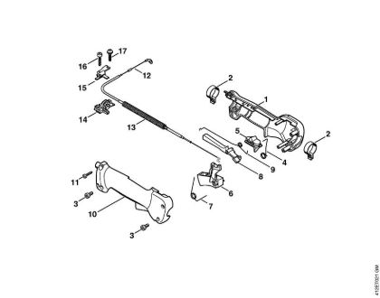 Spezialgeräte (PC, SP, MC) SP 400 Bedienungsgriff (05.2003) der Marke Stihl