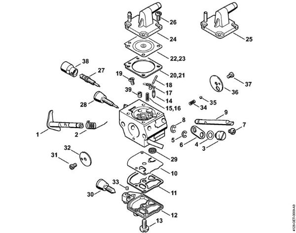 Spezialgeräte (PC, SP, MC) SP 400 Vergaser C1Q-S154, C1Q-S94 der Marke Stihl
