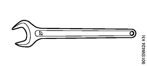 Spezialgeräte (PC, SP, MC) SP 451 Schlüssel DIN894-27 der Marke Stihl