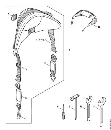 Spezialgeräte (PC, SP, MC) SP 482 Traggurt, Werkzeuge, Sonderzubehör der Marke Stihl