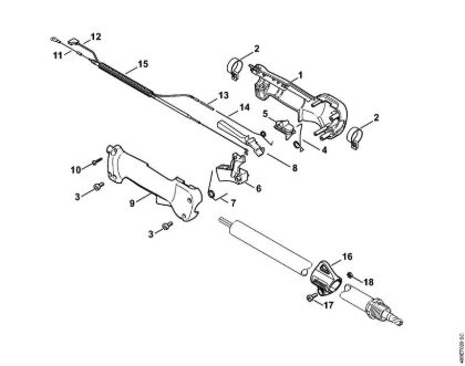 Spezialgeräte (PC, SP, MC) SP 85 Handgriff (24.2002) der Marke Stihl