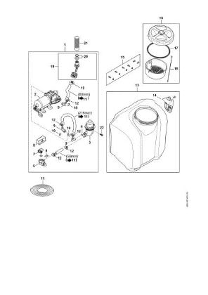 Bild von Elektromotor, Pumpe, Behälter SGA 85