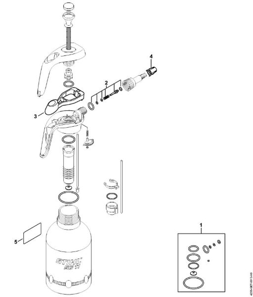 Spritzgeräte (SG) SG 11 PLUS Pumpe, Düse der Marke Stihl