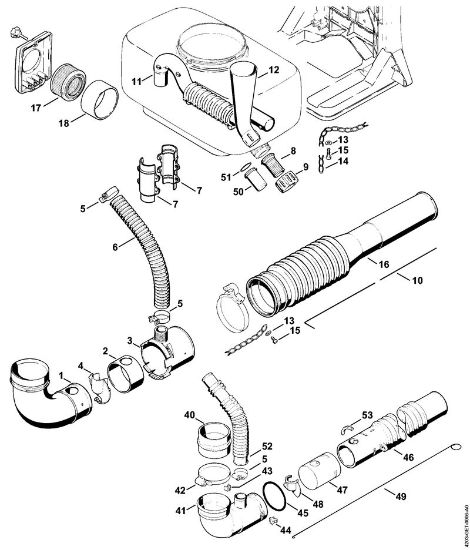 Sprühgeräte (SR) SR 400 Stäube- und Streueinrichtung der Marke Stihl