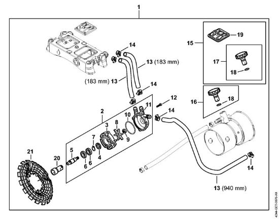 Sprühgeräte (SR) SR 450 Druckpumpe der Marke Stihl