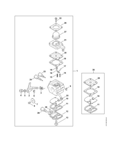 Bild von Vergaser 4137/36 KW 85
