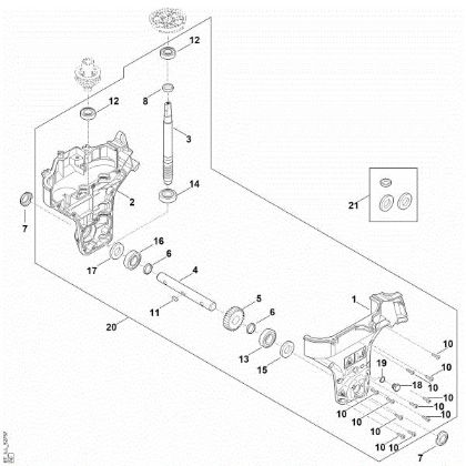 Bild von E - Getriebe MH 445.0