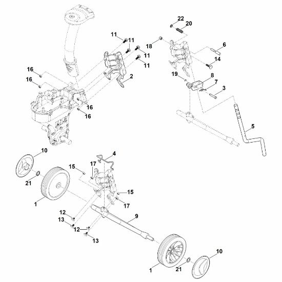 Bild von B - Fahrwerk MH 445.1 R