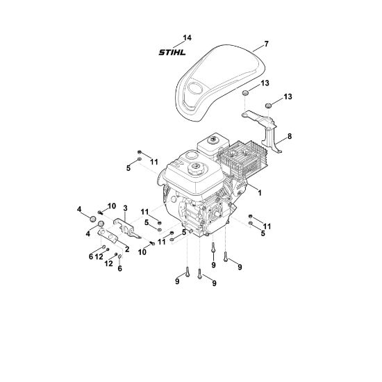 Bild von B - Motor MH 610.0