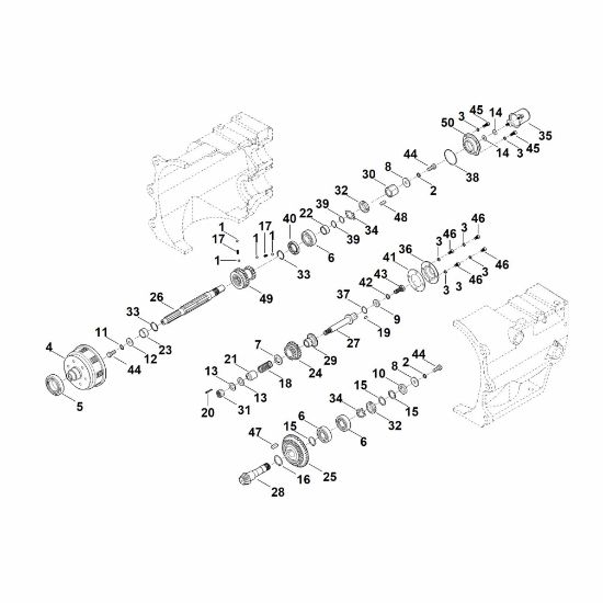 Bild von F - Getriebe MH 700.1