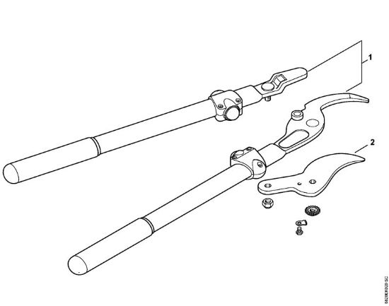 Scheren Astschere F220 Astschere F220 der Marke Stihl