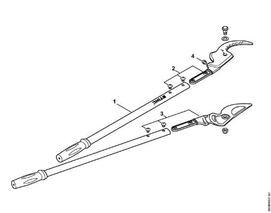 Scheren Astschere PB 30 Durchforstungsschere Bypass EXTREM der Marke Stihl