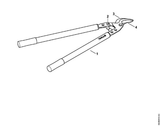Scheren Durchforstungsschere Extrem Durchforstungsschere Extrem der Marke Stihl