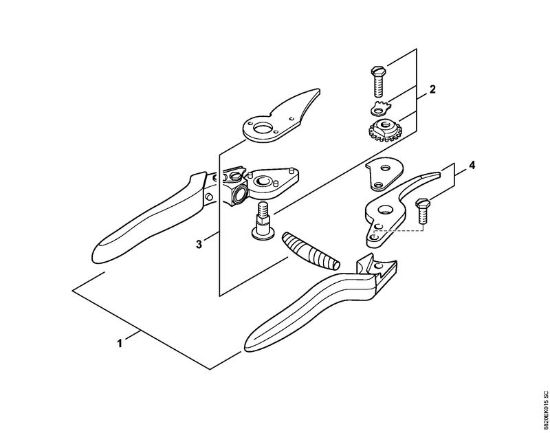 Scheren Gartenschere F9 Gartenschere F9 der Marke Stihl