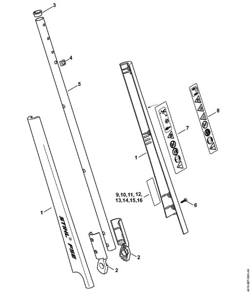 Elektro-Trimmer (FE, FSE) FSE 31 Schaft der Marke Stihl