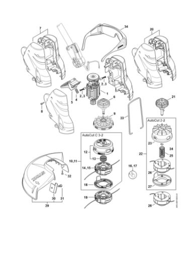 Bild von Elektromotor, Mähkopf FSE 52