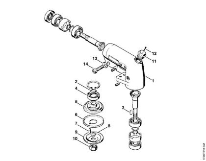 Freischneider FS 151 Getriebe der Marke Stihl