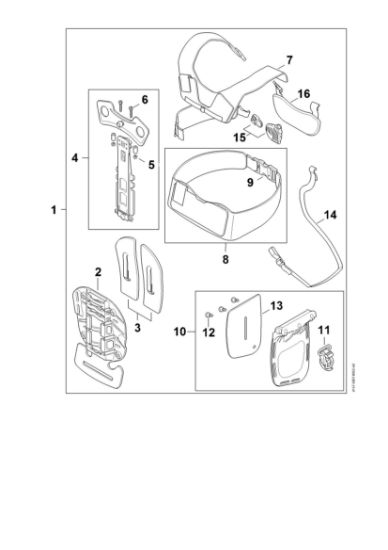 Bild von Forstgurt ADVANCE X-TREEm FS 360 C-E