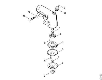 Freischneider FS 410 (4110) Getriebe der Marke Stihl