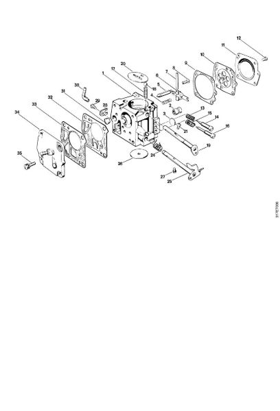 Freischneider FS 410 (4110) Vergaser der Marke Stihl