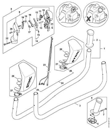 Bild von Zweihandgriff FS 410 (4147)