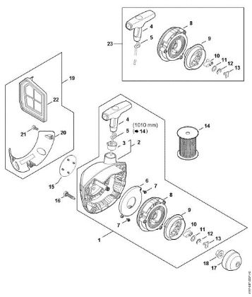 Bild von Anwerfvorrichtung FS 411 C-EM