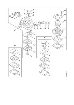 Bild von Vergaser 4147/54 FS 411 C-EM