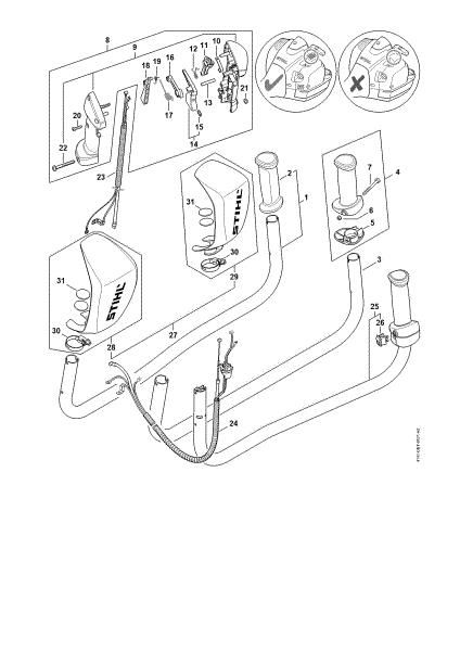 Bild von Zweihandgriff FS 460 C-EM K