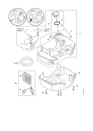 Bild von Kraftstofftank FS 460-K