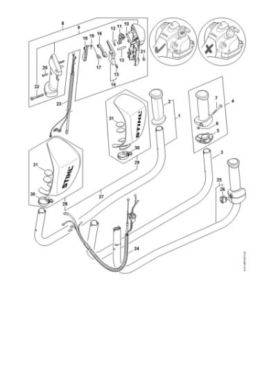 Bild von Zweihandgriff FS 460-K
