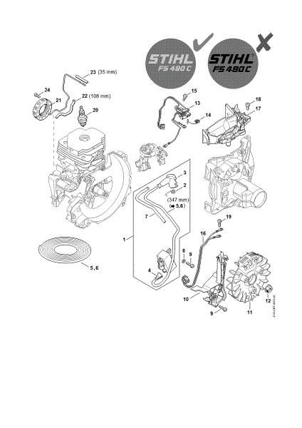 Bild von Zündanlage FS 490 C-EM KW
