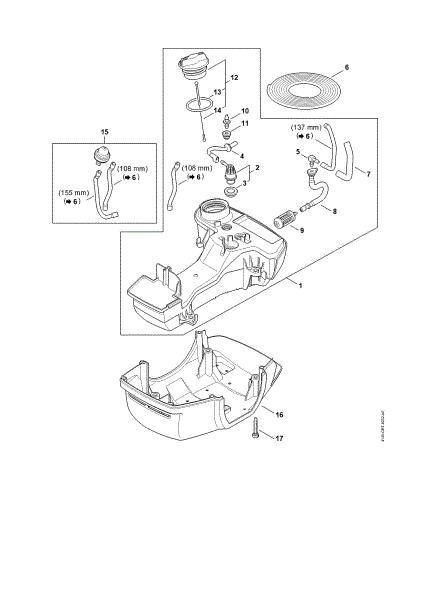 Bild von Kraftstofftank FS 490 C-EM W