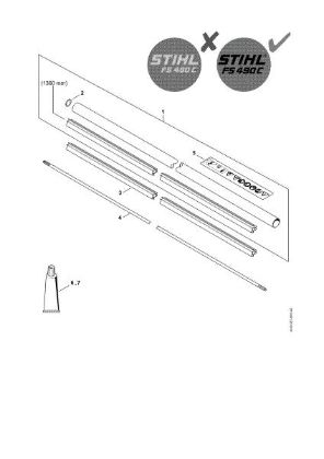 Bild von Schaft FS 490 C-EM, FS 490 C-EM W FS 490 C-EM W