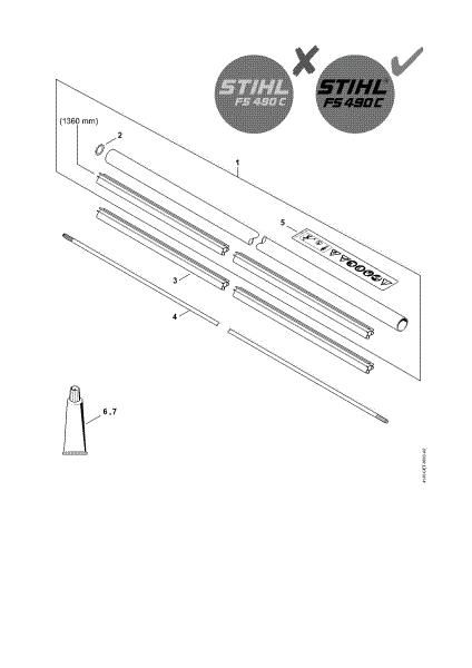Bild von Schaft FS 490 C-EM, FS 490 C-EM W FS 490 C-EM W