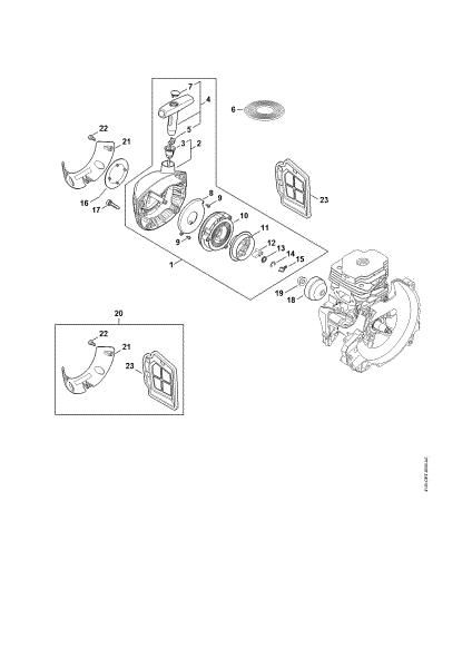 Bild von Anwerfvorrichtung FS 511 C-EM