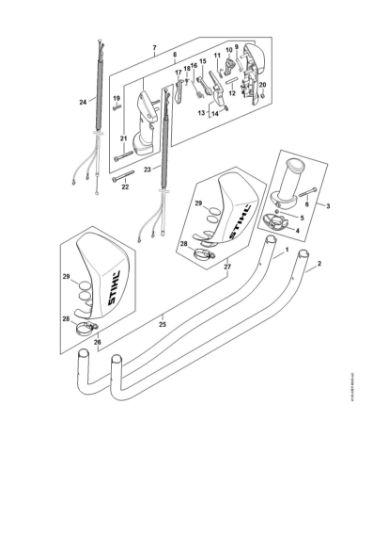 Bild von Griffrohr, Bedienungsgriff FS 560 C-EM