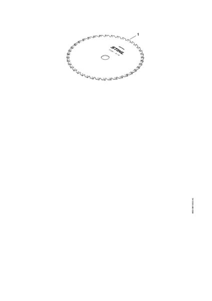 Bild von Grasschneideblatt 250-40 Spezial, ° 25,4 mm Grasschneideblatt 250-40 Spezial