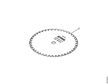 FS Schneidwerkzeuge Grasschneideblatt 250-44 Grasschneideblatt 250-32, Ã˜ 20 mm der Marke Stihl