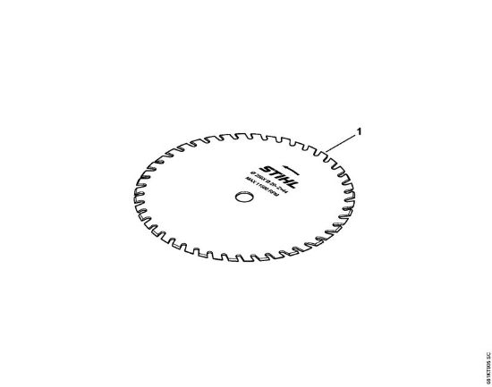FS Schneidwerkzeuge Grasschneideblatt 250-44 Grasschneideblatt 250-32, Ã˜ 20 mm der Marke Stihl
