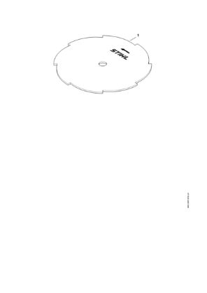 Bild von Grasschneideblatt 255-8 Grasschneideblatt 255-8