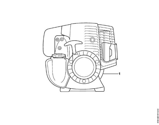 Motorsensen (FS) FS 100 R Maschinennummer der Marke Stihl