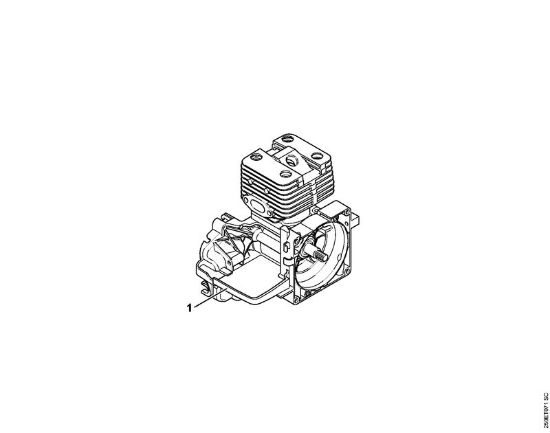 Motorsensen (FS) FS 120 R 2-MIX Maschinennummer der Marke Stihl