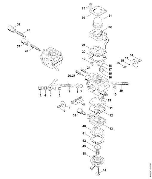 Bild von Vergaser C1Q-S173, C1Q-S130, C1Q-S175, C1Q-S132 FS 130