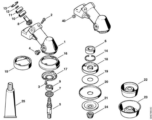 Motorsensen (FS) FS 220 K Getriebe   3 42 828 253 der Marke Stihl