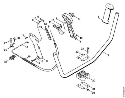 Motorsensen (FS) FS 250 Zweihandgriff (09.2003) der Marke Stihl