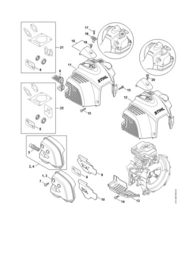 Bild von Schalldämpfer, Haube FS 260