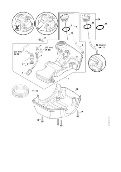 Bild von Kraftstofftank FS 260 R