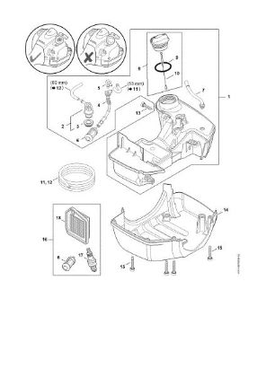 Bild von Kraftstofftank FS 260 R