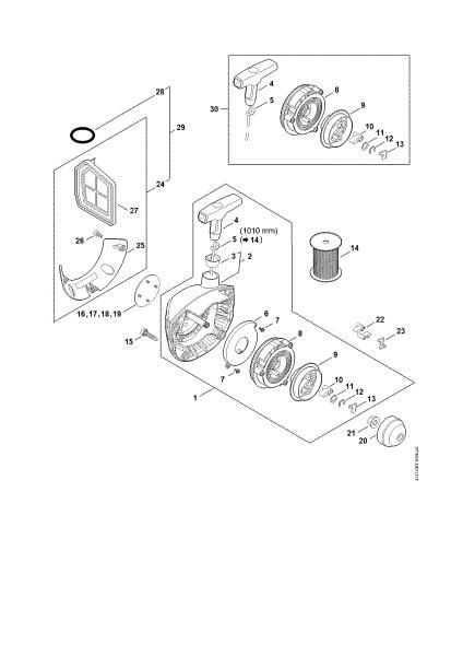 Bild von Anwerfvorrichtung ErgoStart FS 260 RC-E