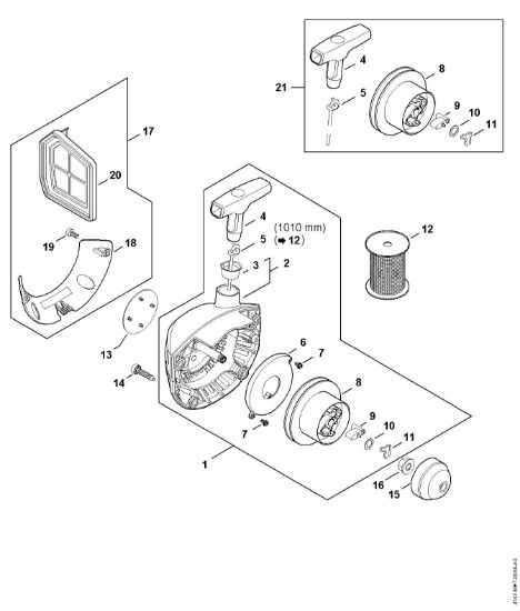 Bild von Anwerfvorrichtung FS 261